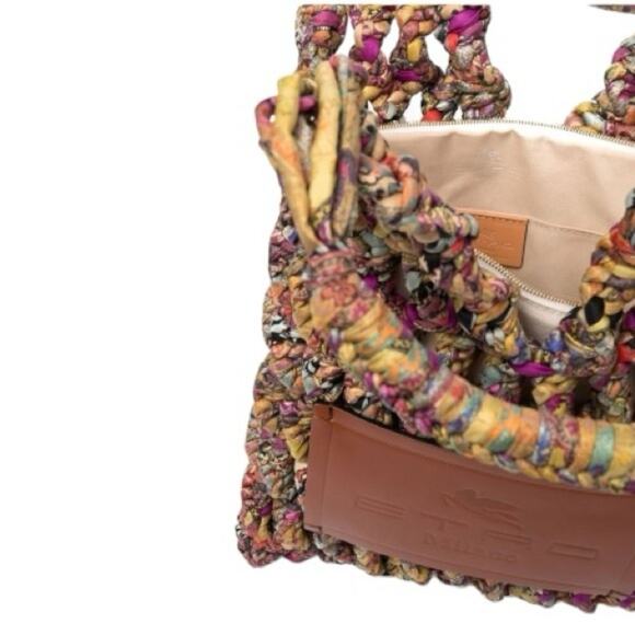 Etro Silk Braided Shoulder Bag Dna Retails $3,010 Rare - Picture 4 of 15